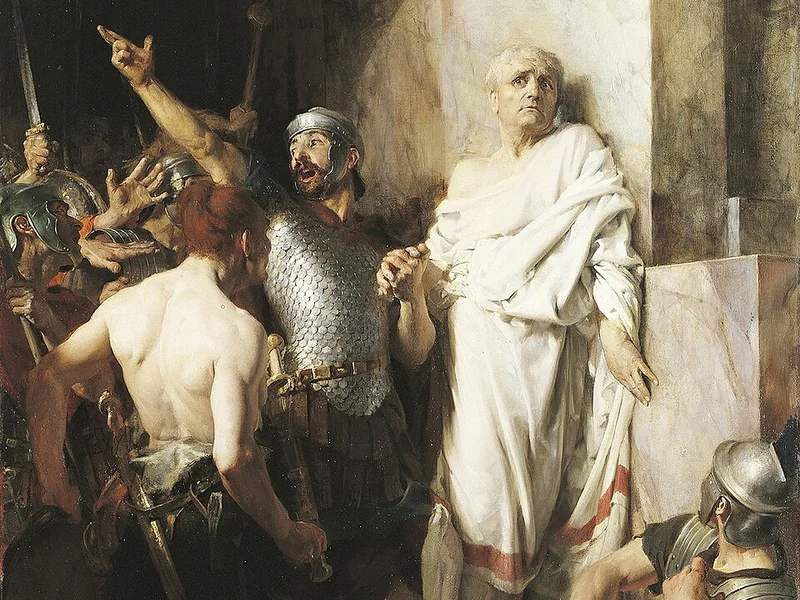 1856-Charles Lebayle - Claudio viene proclamato imperatore
